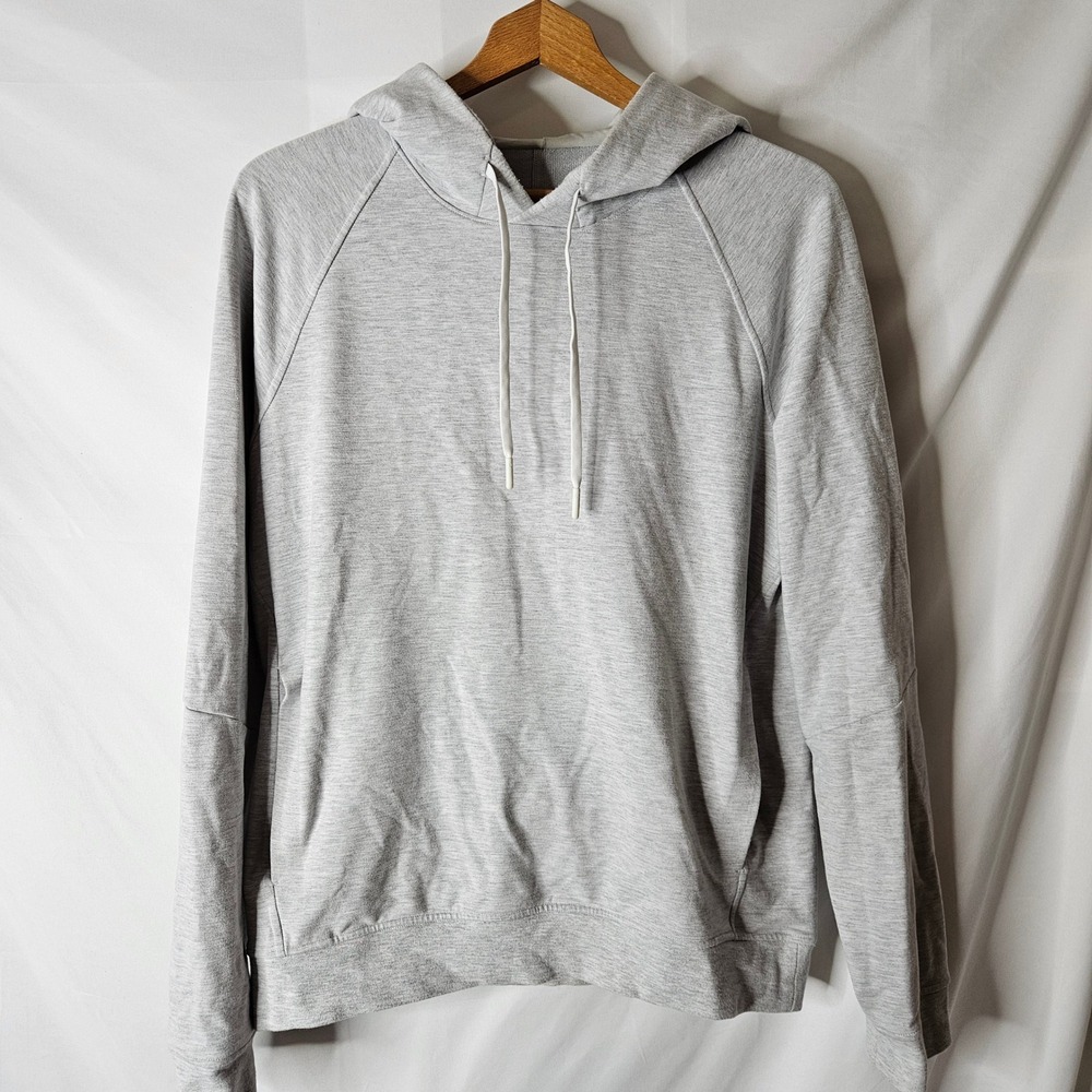 Lululemon City Sweat Gray Pullover Hooded Sweatshirt Mens sz‎ M
